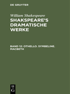 cover image of Othello. Symbeline. Macbeth